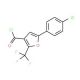 5-(4-Chlorophenyl)-2-(trifluoromethyl)furan-3-carbonyl chloride (CAS 175276-61-6) - chemical structure image