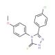 5-(4-chlorophenyl)-4-(4-methoxyphenyl)-4H-1,2,4-triazole-3-thiol - chemical structure image