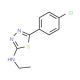 5-(4-Chlorophenyl)-N-ethyl-1,3,4-thiadiazol-2-amine - chemical structure image