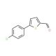 5-(4-chlorophenyl)thiophene-2-carbaldehyde (CAS 38401-71-7) - chemical structure image