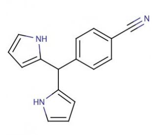 5-(4-cyanophenyl)dipyrromethane - chemical structure image