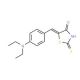 5-[4-(Diethylamino)benzylidene]rhodanine (CAS 35778-58-6) - chemical structure image