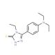 5-[4-(diethylamino)phenyl]-4-ethyl-2,4-dihydro-3H-1,2,4-triazole-3-thione (CAS 669748-44-1) - chemical structure image