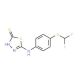 5-(4-Difluoromethylsulfanyl-phenylamino)-[1,3,4]thiadiazole-2-thiol - chemical structure image