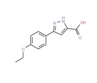 5-(4-ethoxyphenyl)-1H-pyrazole-3-carboxylic acid - chemical structure image