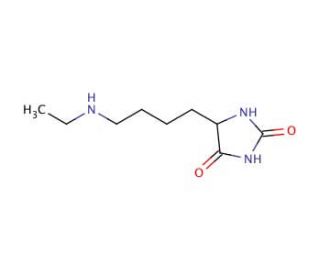 5-[4-(Ethylamino)butyl]hydantoin (CAS 805946-35-4) - chemical structure image