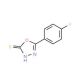 5-(4-Fluoro-phenyl)-[1,3,4]oxadiazole-2-thiol (CAS 41421-13-0) - chemical structure image