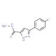 5-(4-Fluoro-phenyl)-2H-pyrazole-3-carboxylic acid hydrazide (CAS 763111-29-1) - chemical structure image