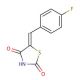 5-[(4-Fluorobenzylidene]-2,4-thiazolidinedione (CAS 262601-87-6) - chemical structure image