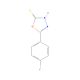 5-(4-Fluorophenyl)-1,3,4-oxadiazole-2-thiol - chemical structure image