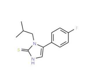 5-(4-fluorophenyl)-1-isobutyl-1H-imidazole-2-thiol - chemical structure image