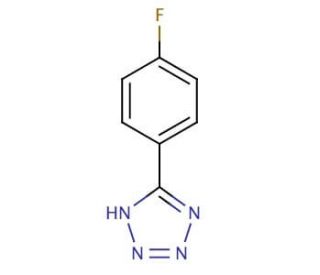 5-(4-Fluorophenyl)-1H-tetrazole (CAS 50907-21-6) - chemical structure image