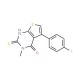 5-(4-fluorophenyl)-2-mercapto-3-methylthieno[2,3-d]pyrimidin-4(3H)-one - chemical structure image