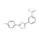 5-(4-Fluorophenyl)-3-(3-nitrophenyl)-1,2,4-oxadiazole (CAS 421581-70-6) - chemical structure image