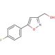 5-(4-Fluorophenyl)isoxazole-3-methanol (CAS 640291-97-0) - chemical structure image