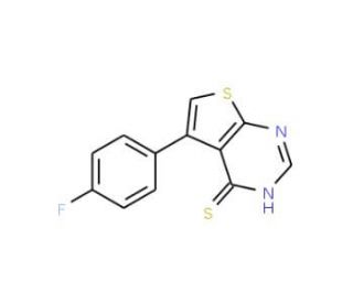 5-(4-fluorophenyl)thieno[2,3-d]pyrimidine-4-thiol - chemical structure image