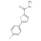 5-(4-Fluorophenyl)thiophene-2-carboxylic acid hydrazide (CAS 852296-85-6) - chemical structure image