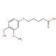 5-(4-Hydroxymethyl-3-methoxyphenoxy)valeric acid (CAS 213024-57-8) - chemical structure image