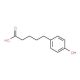 5-(4-Hydroxyphenyl)pentanoic acid (CAS 4654-08-4) - chemical structure image
