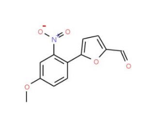 5-(4-Methoxy-2-nitro-phenyl)-furan-2-carbaldehyde - chemical structure image