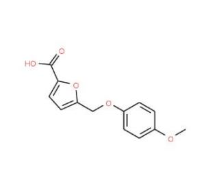 5-(4-Methoxy-phenoxymethyl)-furan-2-carboxylic acid - chemical structure image