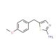 5-(4-methoxybenzyl)-1,3-thiazol-2-amine - chemical structure image