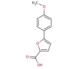 5-(4-Methoxyphenyl)-2-furoic acid (CAS 52938-99-5) - chemical structure image