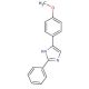5-(4-Methoxyphenyl)-2-phenyl-1H-imidazole (CAS 53458-08-5) - chemical structure image