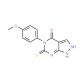 5-(4-methoxyphenyl)-6-sulfanylidene-1H,4H,5H,6H,7H-pyrazolo[3,4-d]pyrimidin-4-one - chemical structure image