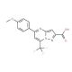5-(4-Methoxyphenyl)-7-(trifluoromethyl)pyrazolo-[1,5-a]pyrimidine-2-carboxylic acid - chemical structure image