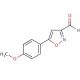 5-(4-Methoxyphenyl)isoxazole-3-carboxaldehyde (CAS 870703-95-0) - chemical structure image