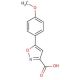 5-(4-Methoxyphenyl)isoxazole-3-carboxylic acid (CAS 33282-16-5) - chemical structure image