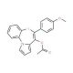 5-(4-Methoxyphenyl)pyrrolo[2,1-d][1,5]benzothiazepin-4-ol acetate (CAS 131403-76-4) - chemical structure image