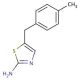 5-(4-methylbenzyl)-1,3-thiazol-2-amine - chemical structure image