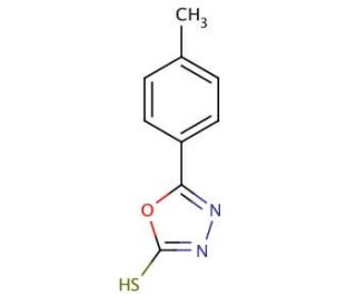 5-(4-Methylphenyl)-1,3,4-oxadiazole-2-thiol (CAS 31130-15-1) - chemical structure image