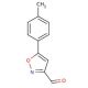 5-(4-Methylphenyl)isoxazole-3-carboxaldehyde (CAS 640292-02-0) - chemical structure image