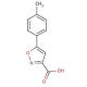 5-(4-Methylphenyl)isoxazole-3-carboxylic acid (CAS 33282-21-2) - chemical structure image