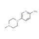 5-(4-methylpiperazin-1-yl)pyridin-2-amine (CAS 571189-49-6) - chemical structure image