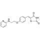 5-[4-[N-(2-Pyridylamino)ethoxy]benzylidene]thiazolidine-2,4-dione (CAS 643764-88-9) - chemical structure image