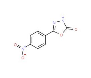5-(4-Nitrophenyl)-1,3,4-oxadiazol-2-ol (CAS 41125-77-3) - chemical structure image