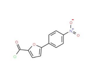 5-(4-Nitrophenyl)-2-furoyl chloride (CAS 60335-99-1) - chemical structure image