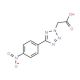 5-(4-Nitrophenyl)-2H-tetrazole-2-acetic acid - chemical structure image