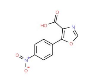 5-(4-Nitrophenyl)oxazole-4-carboxylic acid (CAS 914220-30-7) - chemical structure image