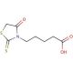 5-(4-oxo-2-thioxo-1,3-thiazolidin-3-yl)pentanoic acid - chemical structure image