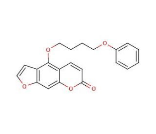 5-(4-Phenoxybutoxy)psoralen (CAS 870653-45-5) - chemical structure image
