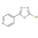 5-(4-Pyridyl)-1,3,4-oxadiazole-2-thiol (CAS 15264-63-8) - chemical structure image