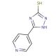 5-(4-Pyridyl)-1H-1,2,4-triazole-3-thiol (CAS 14910-06-6) - chemical structure image
