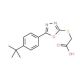 [5-(4-tert-Butyl-phenyl)-[1,3,4]oxadiazol-2-yl-sulfanyl]-acetic acid - chemical structure image