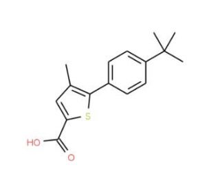 5-(4-tert-Butyl-phenyl)-4-methyl-thiophene-2-carboxylic acid - chemical structure image
