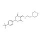5-(4-tert-Butylphenyl)-2-[(2-piperazin-1-ylethylamino)methylidene]cyclohexane-1,3-dione - chemical structure image